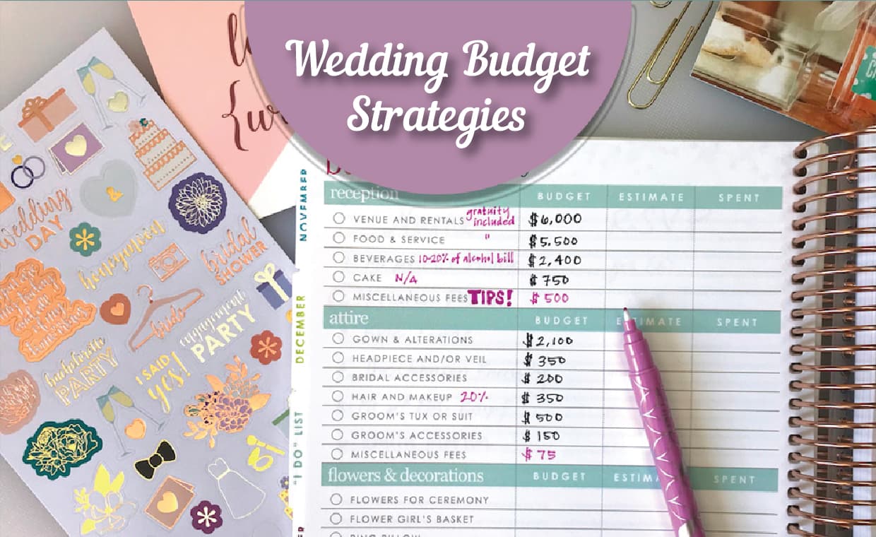 Wedding Budget Strategies