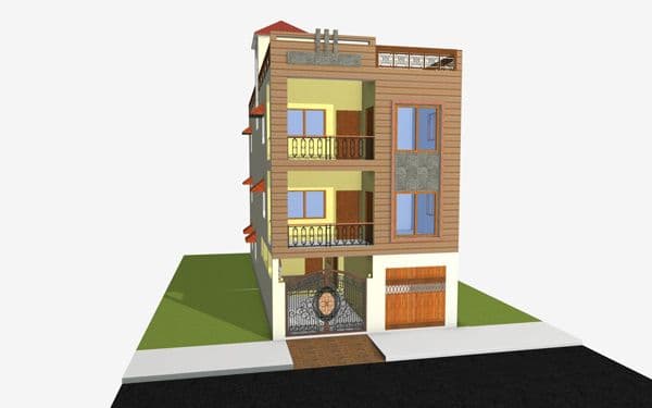 3D View of Bungalow