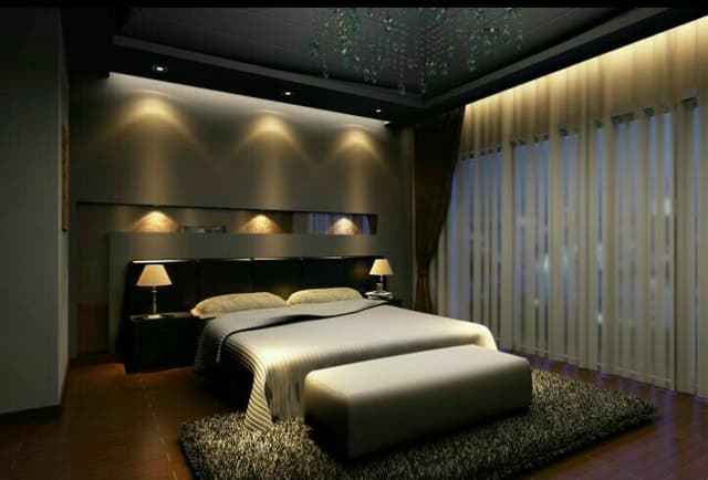 A Royal Grey Bedroom