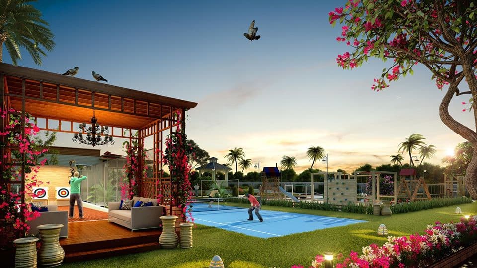 Garden with a Play Ground