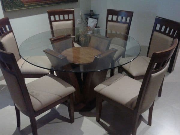 6 Seater Round Dining Table
