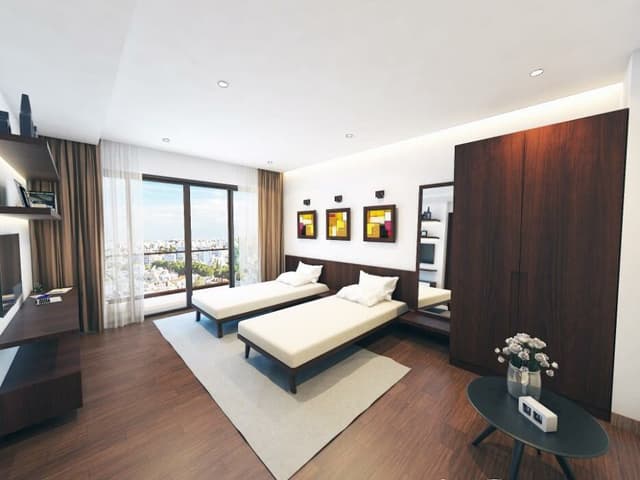 White & Brown Children Bedroom