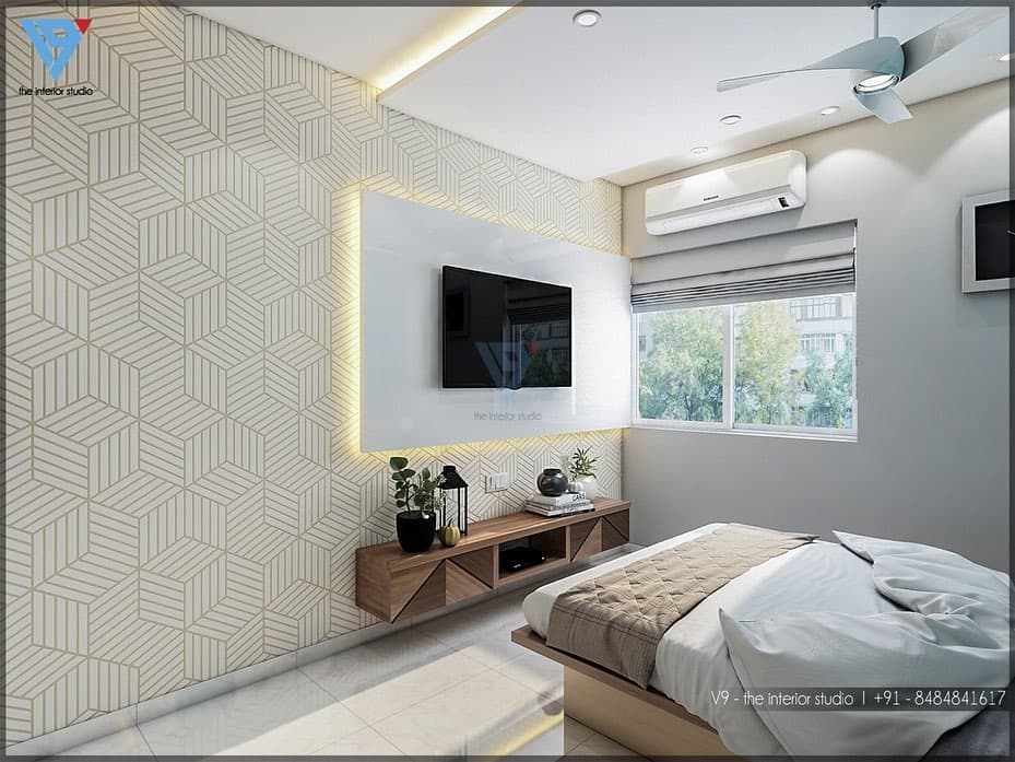 Contemporary Style Bedroom