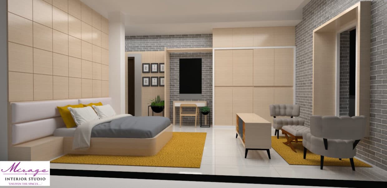 Light Brown Wooden Accents