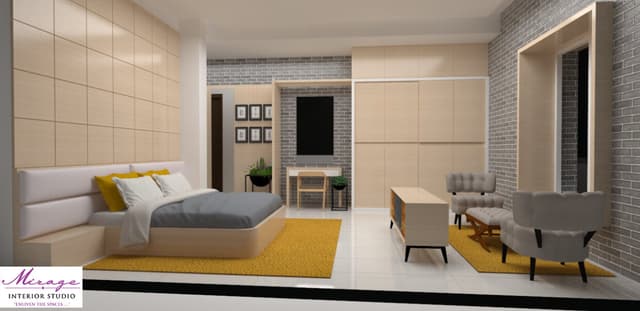 Light Brown Wooden Accents