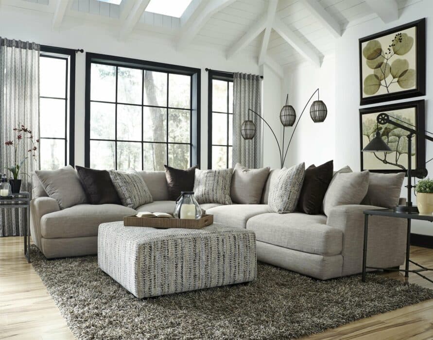 Modern Living Room with Cozy Scandinavian Feel