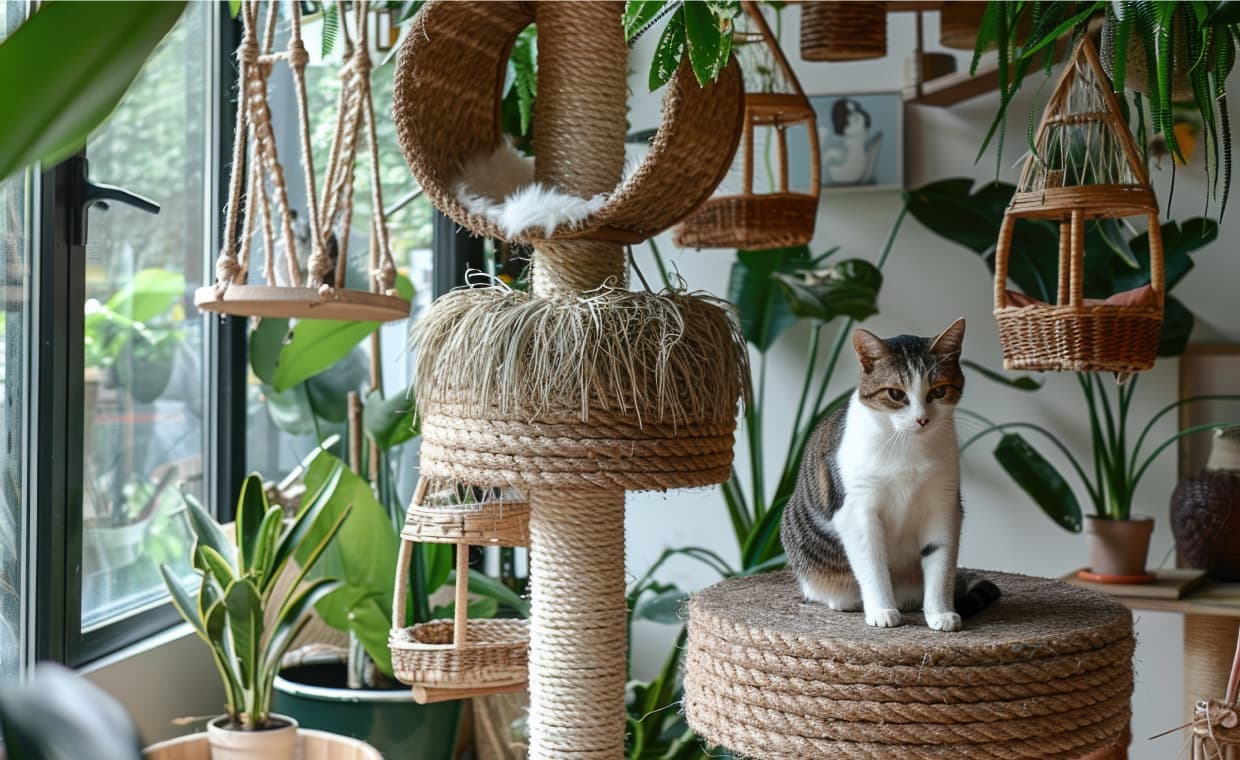 Cat Scratching Spaces