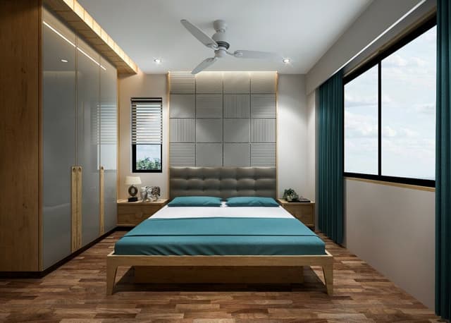 Modern Bedroom with a Warm and Cozy Ambience