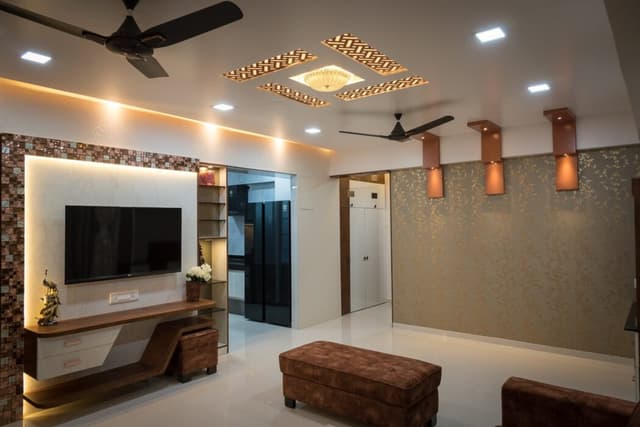 Opulent Living Room that Showcases Traditional Elements