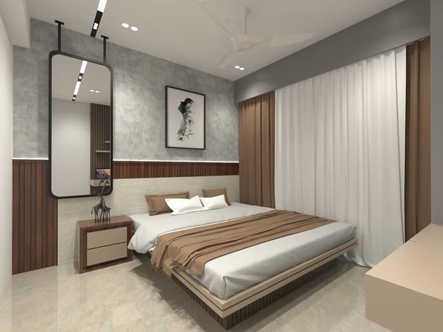 Bedroom has Minimalist Design