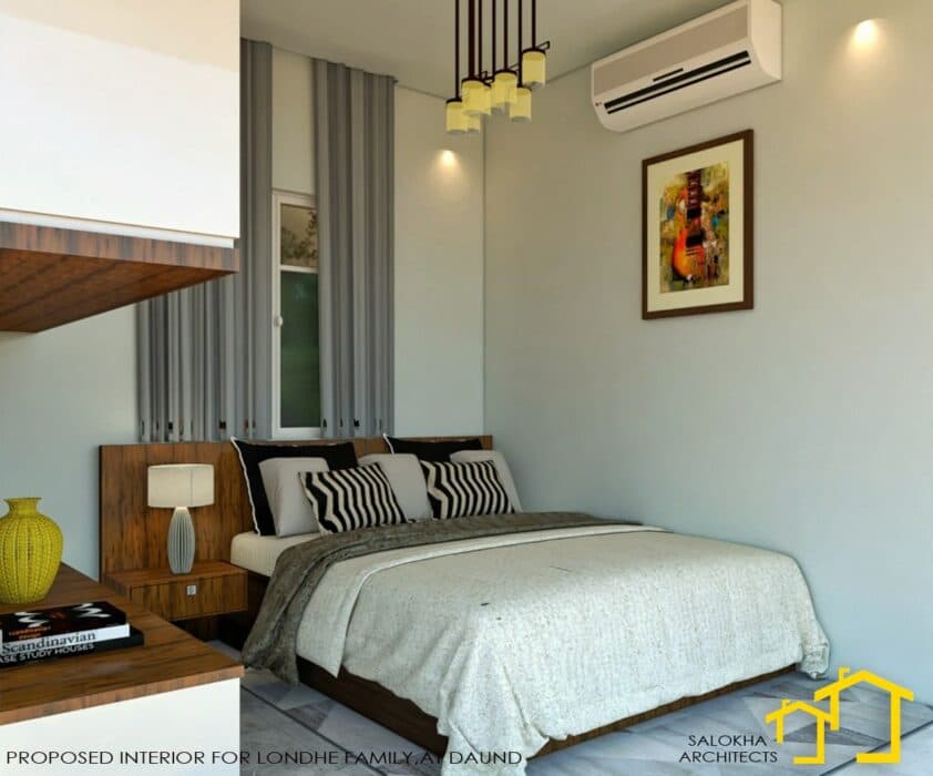 Elegant Bedroom Interior with a Modern Design