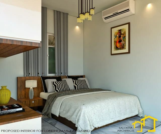 Elegant Bedroom Interior with a Modern Design