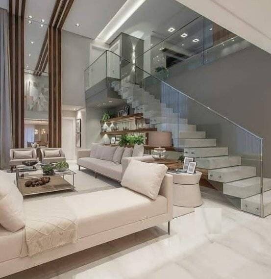 Expansive and Contemporary Living Room