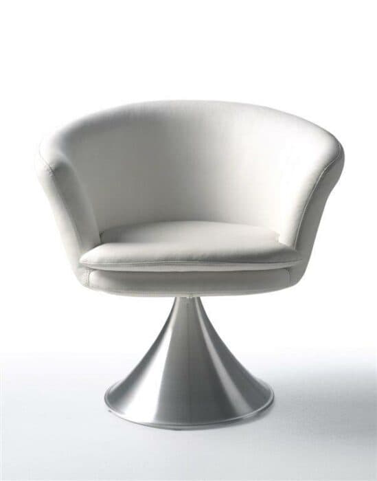 Modern White Armchair