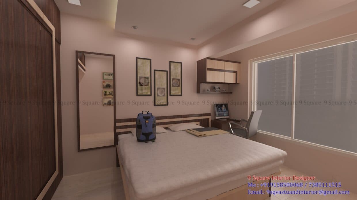 Decorated Modern Bedroom