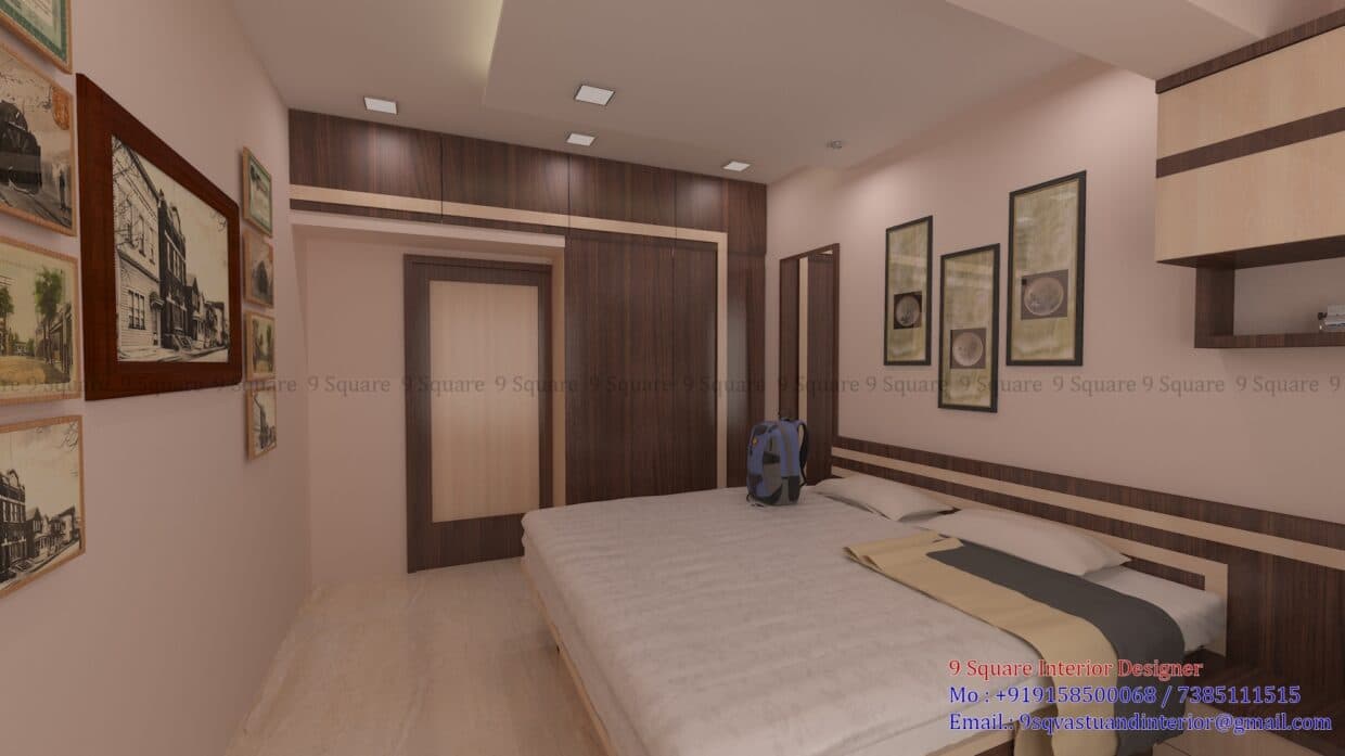 Decorated Modern Bedroom