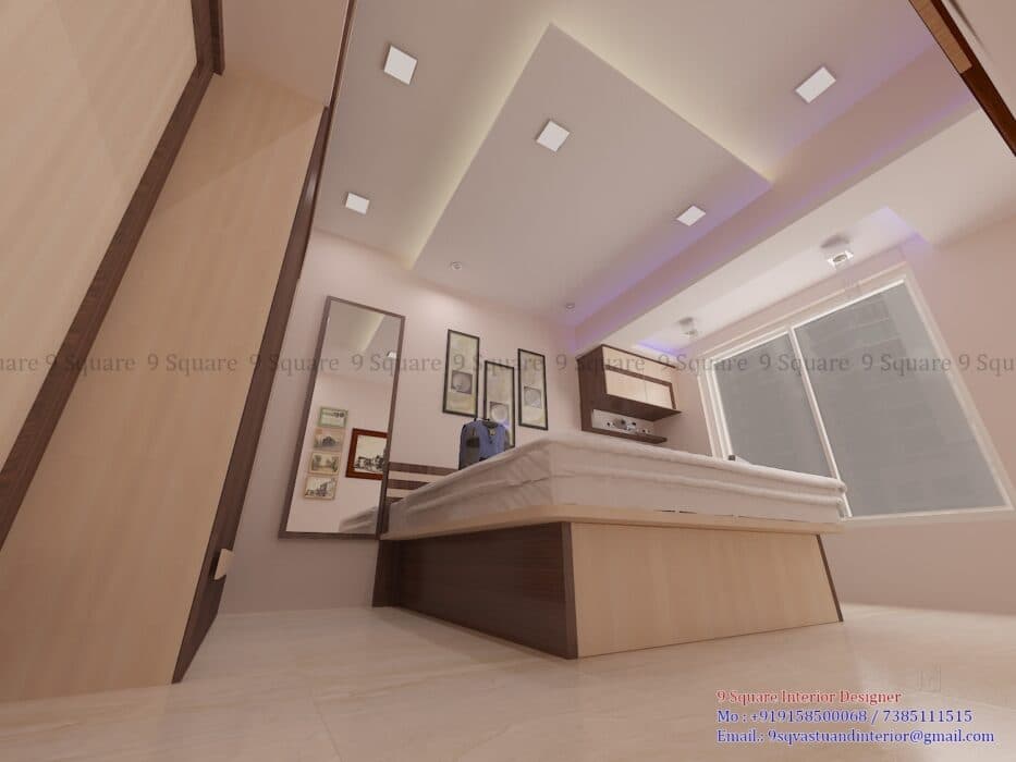 Decorated Modern Bedroom