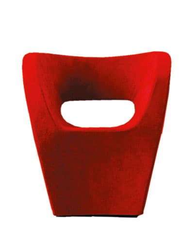 Modern Style Red Chair with Unique Design