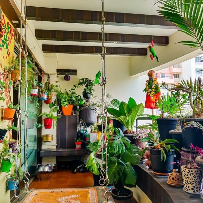 Contemporary Home Balcony