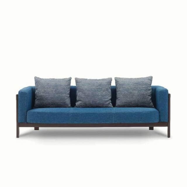 Modern Three-Seater Sofa with a Minimalist Design