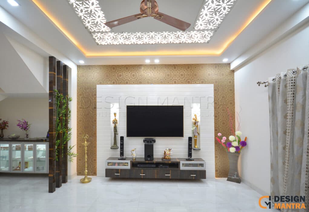 TV Unit Area in a Modern Set-Up Living Room