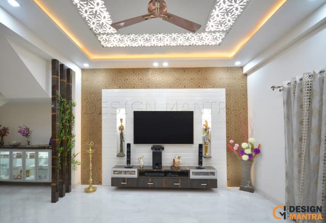 TV Unit Area in a Modern Set-Up Living Room