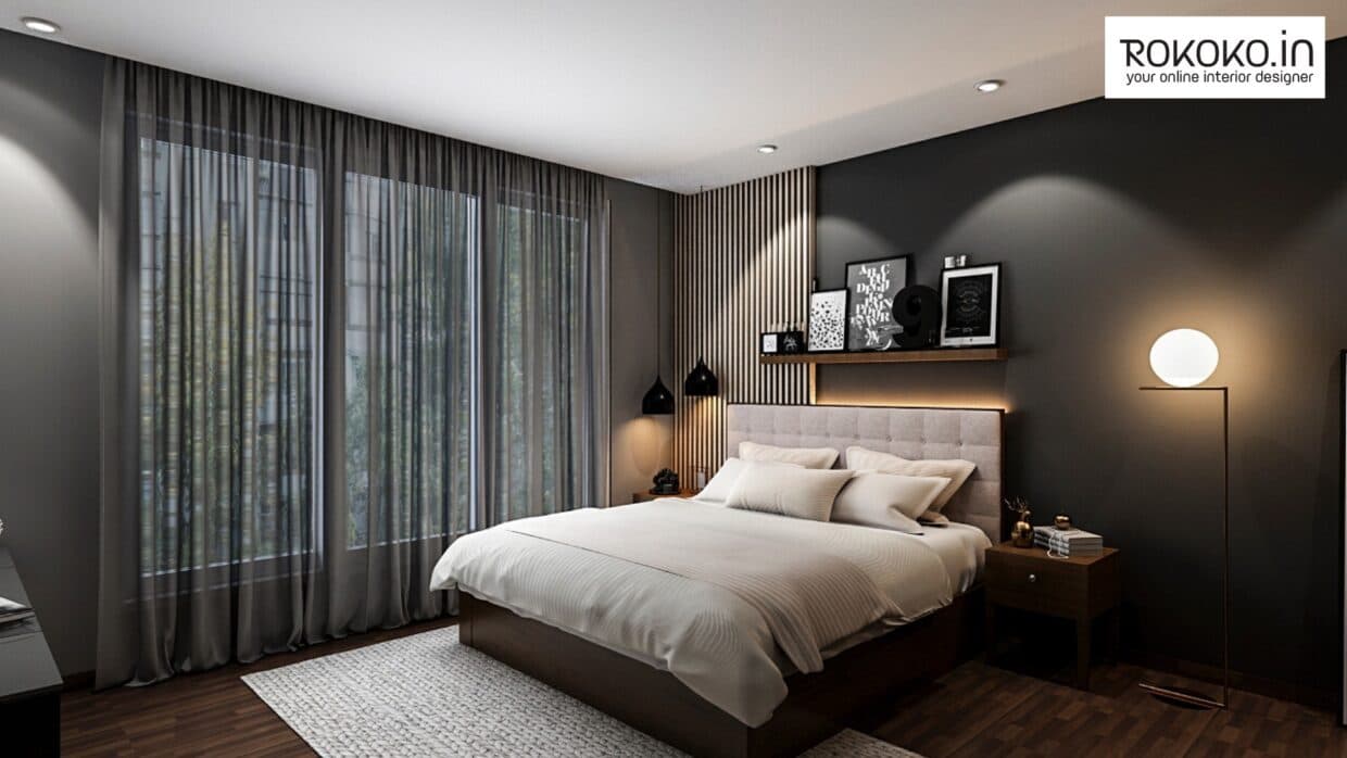 Cozy Retreat Featuring Bedroom Design