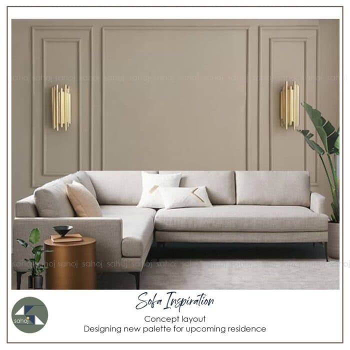 Modern Living Room with a Beige or Light Grey Colour Scheme