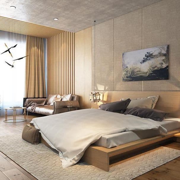 Stylish Bedroom with Royal Interior