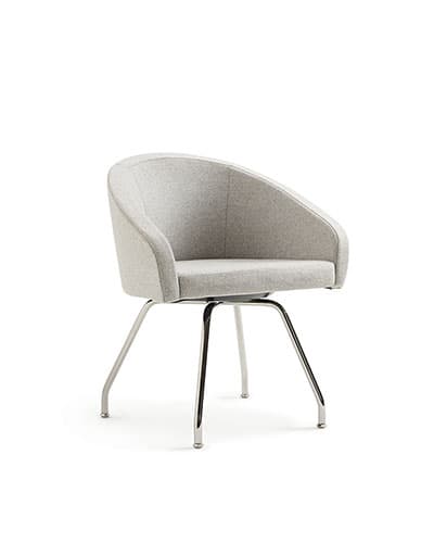 Stylish and Ergonomic Grey Armchair