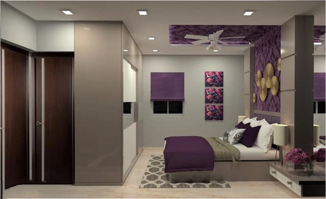 Features a Rich Colour Palette Bedroom