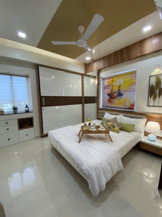Modern and Elegantly Designed Bedroom