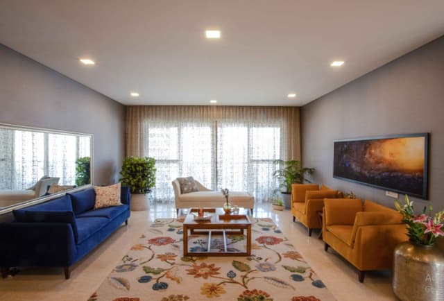 Living Room that Feels Like a Vibrant