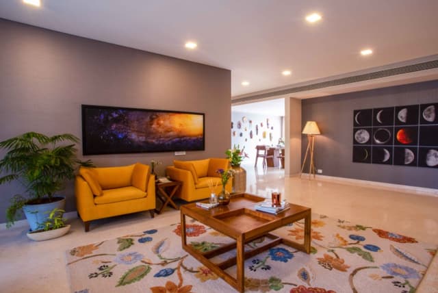 Living Room that Feels Like a Vibrant