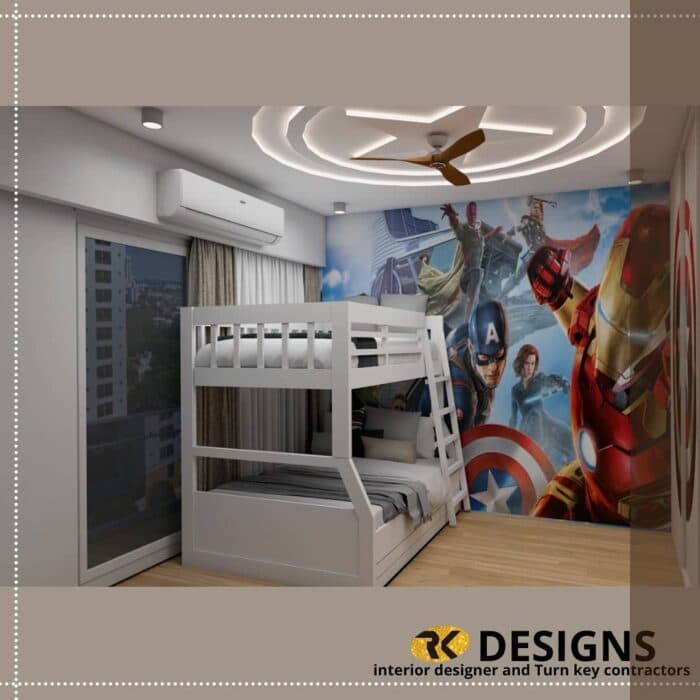 Marvel Themed Kids' Bedroom