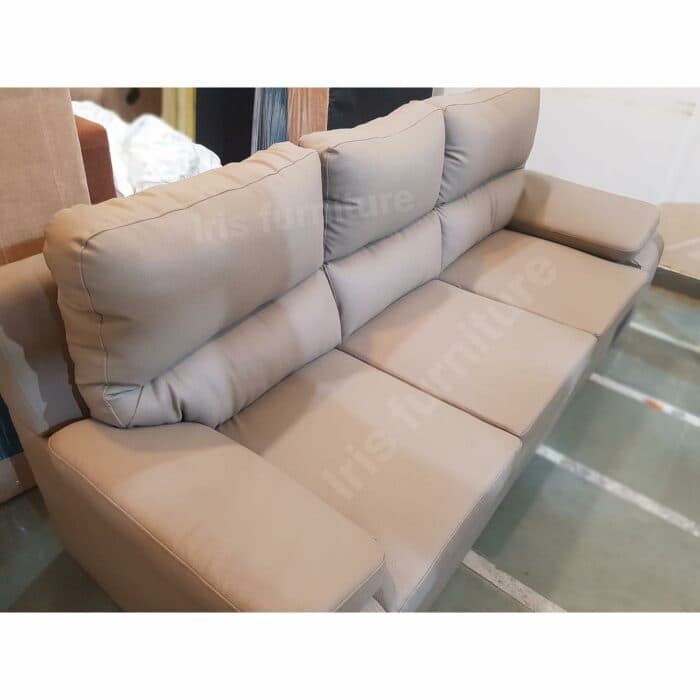 Taupe Colored Three Seater Sofa