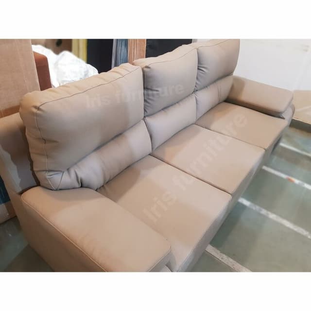 Taupe Colored Three Seater Sofa