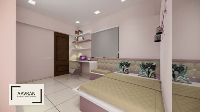 Modern Bedroom Design Exudes a Soft and Elegant