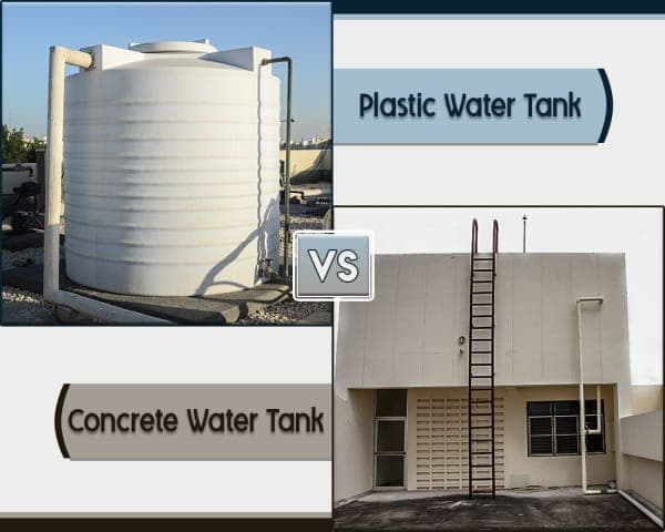 Plastic vs Concrete Water Tank – 01 – 0601090001 Plastic vs Concrete Water Tanks