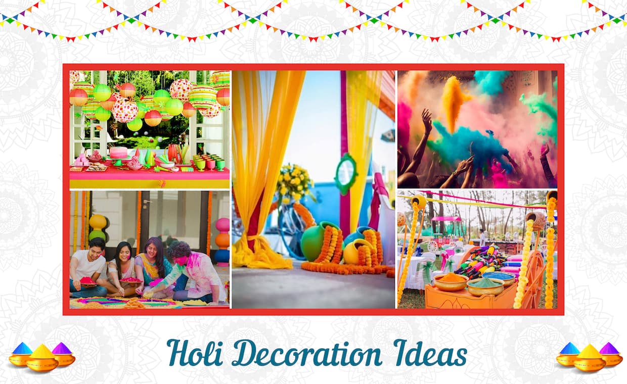Holi Decoration Ideas Holi Decoration Ideas