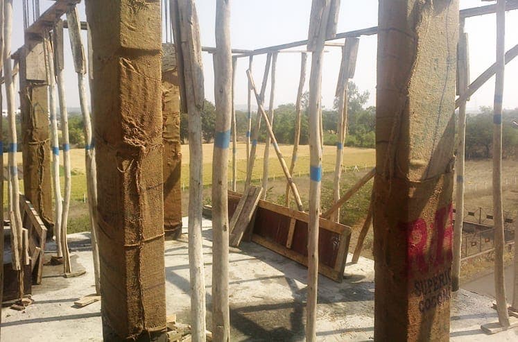 0403070009-Concrete-Curing-by-Wet-Covering-Moist-Curing-Concrete Concrete Curing by Wet Covering Moist Curing Concrete