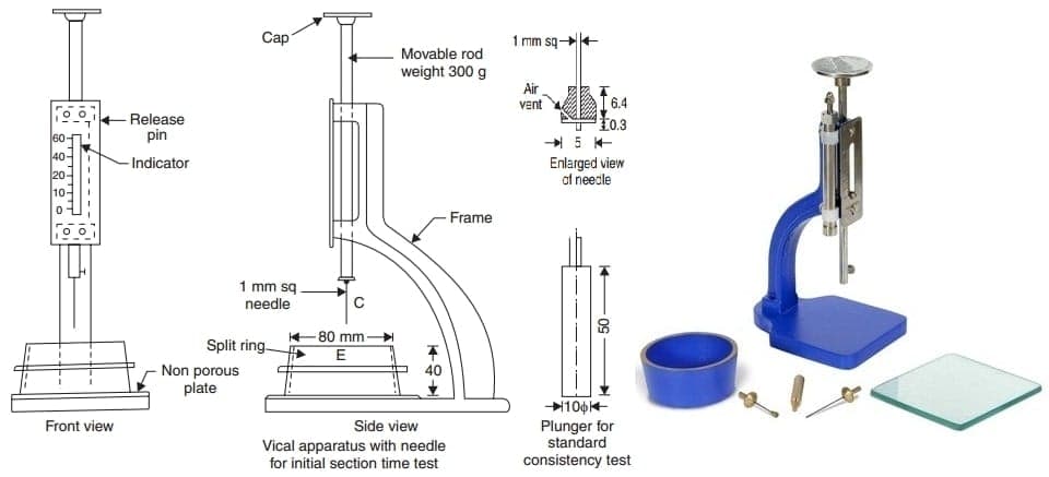 0301080003 – 01 – Vicat Apparatus for Standard Consistency Test of Cement Vicat Apparatus for Standard Consistency Test of Cement