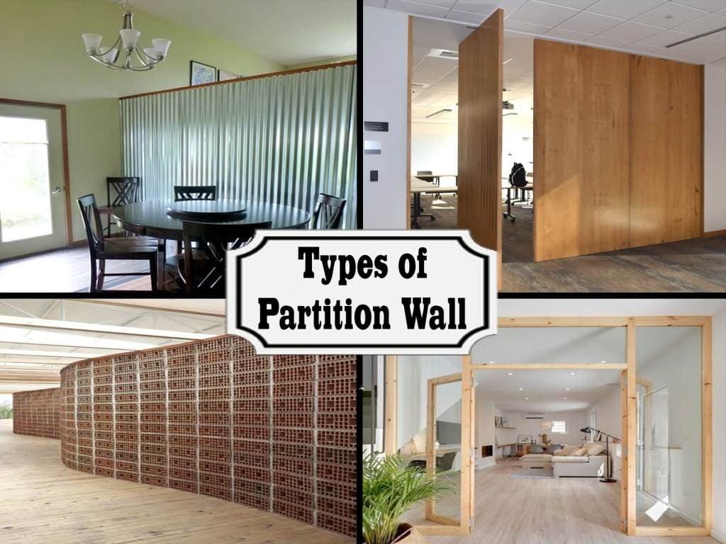 Types of Partition Wall – 01 – 0306040003 Types of Partition Wall