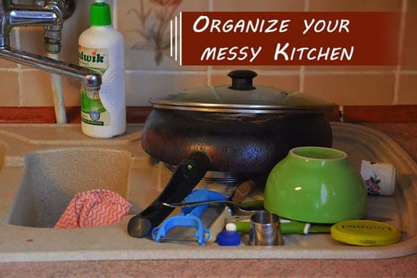 Organize Your Messy kitchen – 01 – 0503070020 Decluttering the non-modular kitchen