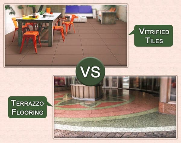 Comparison of Vitrified Tiles vs Terrazzo Flooring – 01 – 0307040013 Comparison of vitrified tiles vs Terrazzo flooring