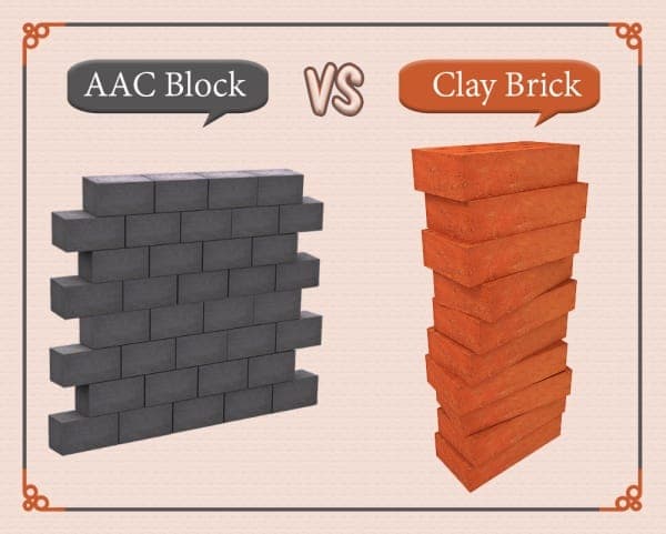 Difference Between AAC Blocks and Red Bricks – 01 – 0306020001 Difference Between AAC Blocks and Red Bricks