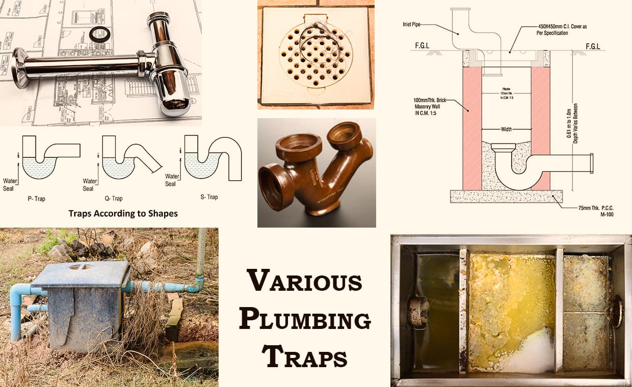 Types of Plumbing Traps – 00 – 0602060002 Types of Plumbing Traps
