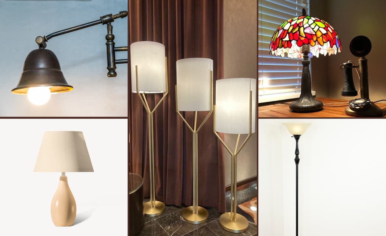 Types of Lamps Types of Lamps