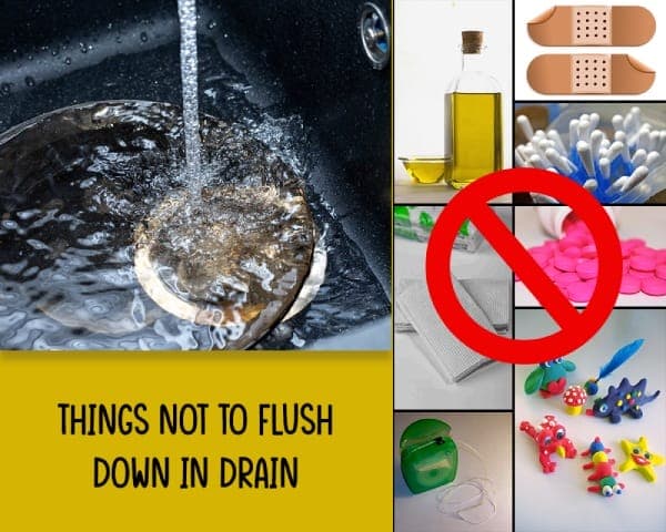 Things You Should Never Flush Down The Drain – 01 – 0602030006 Things You Should Never Flush Down The Drain