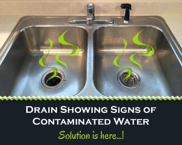 Drain Showing Signs of Contaminated Water – 01 – 0602030007 Drain Showing Signs of Contaminated Water